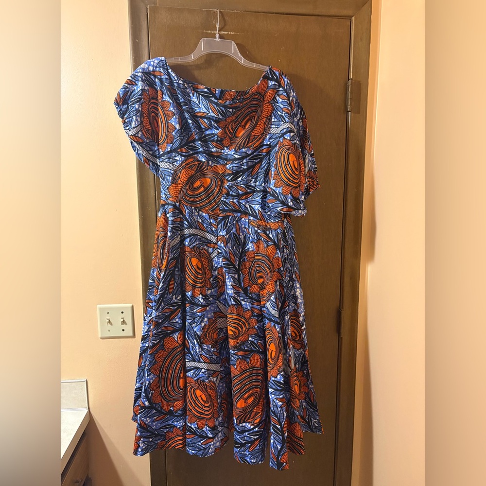 NWT Ofuure Fayo African Print Dress - Picture 4 of 10